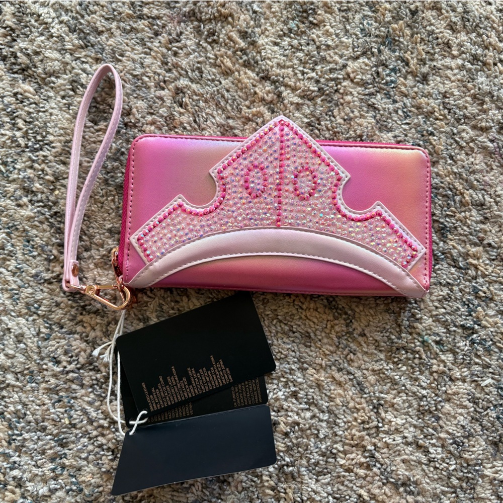 Rhinestoned Loungefly sleeping beauty aurora wallet